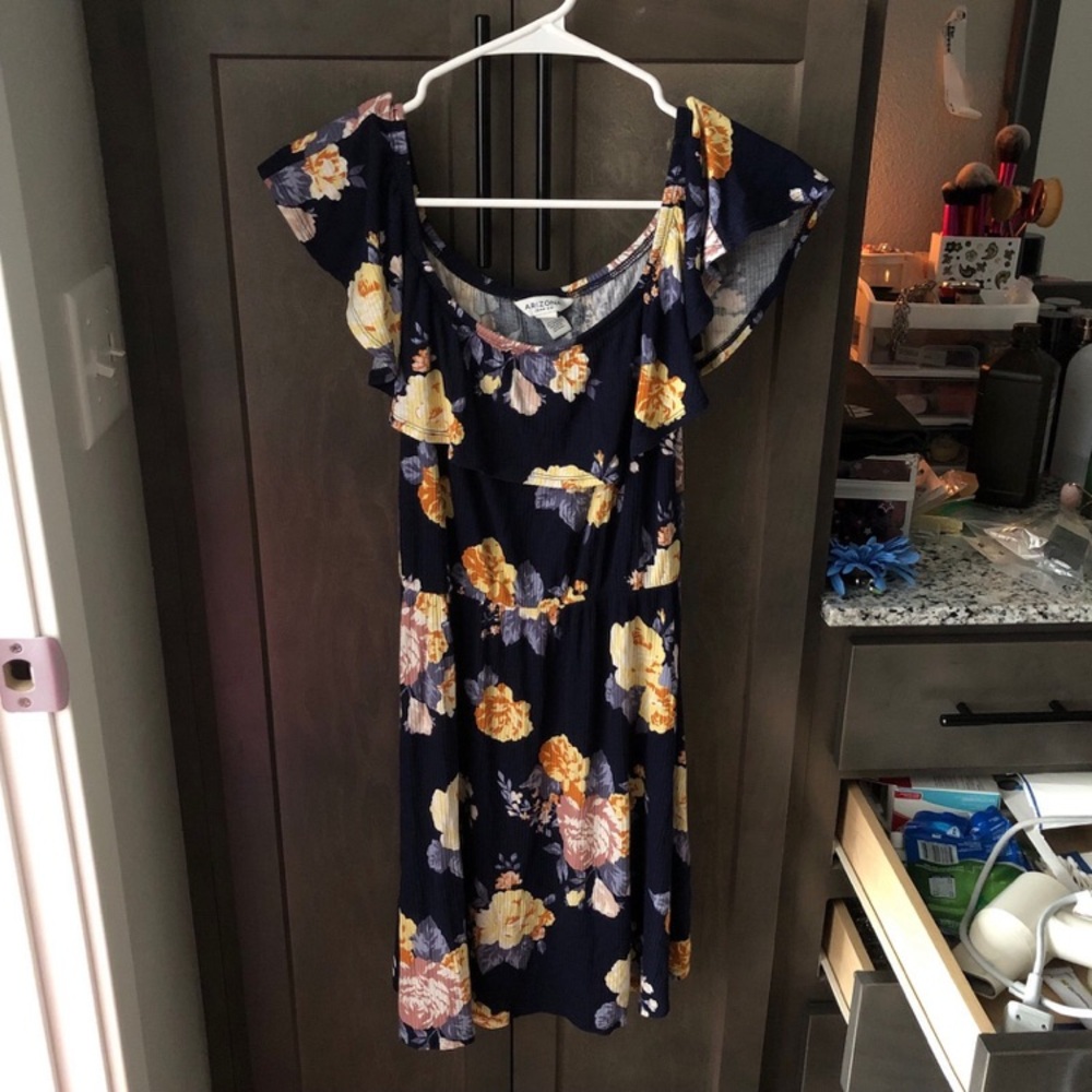 Arizona off the shoulder floral dress